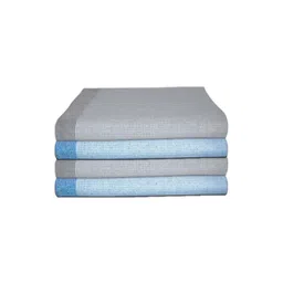 Athom Living Astar Blue & Grey 4 Pieces Cotton 210 GSM Bath Towels-picture-33