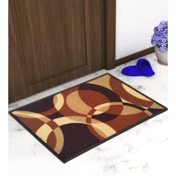 athom living Multicolor Abstract Nylon 14x22 Inches AntiSkid 2 Door Mats-picture-30
