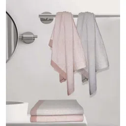 athom living Multicolour Cotton Striped 220 GSM Bath Towels 4 Pc-picture-22