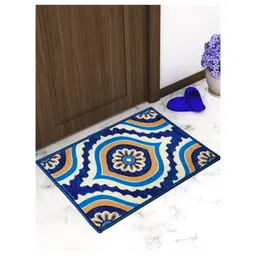 Athom Living Premium Anti slip Printed Doormat - Blue-picture-12