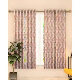 athom living Set of 4 Printed Window Curtains-picture-49