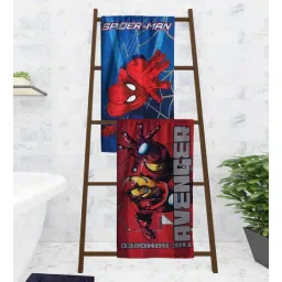 Marvel Avengers & Blue Spiderman Kids 350 GSM Bath Towel (Set of 2) by Athom Living-picture-40