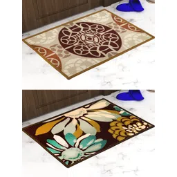 Athom Trendz Pack Of 2 Printed Trendz Premium Anti-Skid Doormats-picture-27