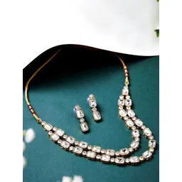 ATIBELLE Gold-Plated Stones-Studded Jewellery Set-picture-27