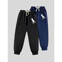 ATLANS Boys Pack Of 2 Printed Regular Fit Woolen Joggers-picture-55