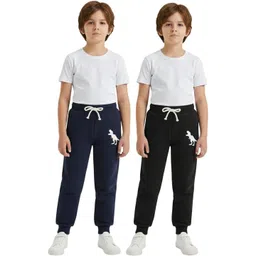 ATLANS Boys Pack Of 2 Printed Woolen Soft Warm Easy-Fit Joggers-picture-27