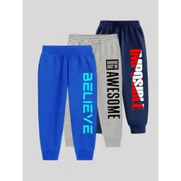 ATLANS Boys Pack Of 3 Printed Pure Woolen Joggers-picture-52