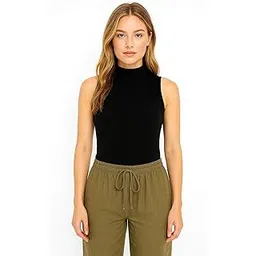 atliest Women’s Sleeveless High-Neck Fitted Top-picture-51