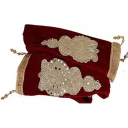 atly Velvet Striped Maroon Men Dupatta-picture-16