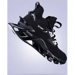 atom Men Knitted Lace Fastening Shoes with Flat Heels-picture-37