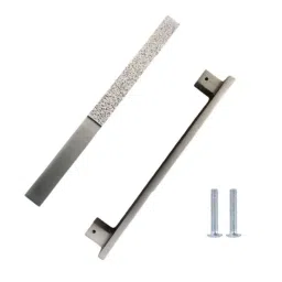 Atom Narmada 16 inch Silver Satin Finish Aluminum Pull Handle image 1