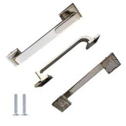 Atom O-109 10 inch Chrome Plated Silver Satin Finish Zinc Pull Handle-picture-15