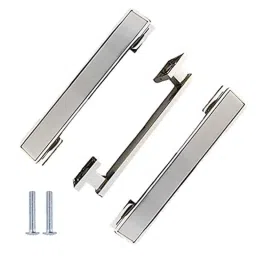 Atom O-110 10 inch Chrome Plated Silver Satin Finish Zinc Pull Handle-picture-43