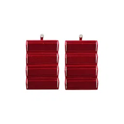 atorakushon Maroon Set of 2 Reusable Jewellery Organiser Organisers-image-3