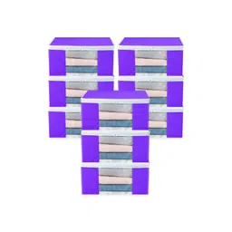 atorakushon Purple Set of 9 Clothes Storage Organiser Bags-picture-19