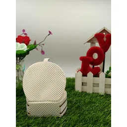 atorakushon Set Of 2 Cream-Coloured & Gold-Coloured Printed Jewellery Bangle Vanity Organiser Box-image-44