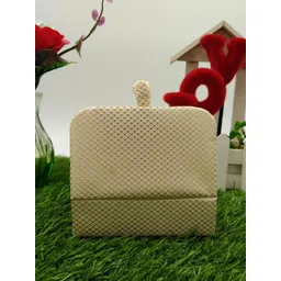 atorakushon Set Of 2 Cream-Coloured & Gold-Coloured Printed Jewellery Ring Vanity Organisers-image-48