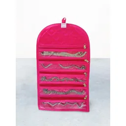 atorakushon Set Of 2 Pink Solid Organisers-image-45