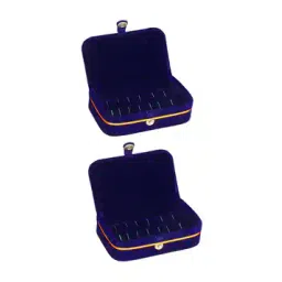 atorakushon Set of 2 Velour Jewellery Boxes-picture-28