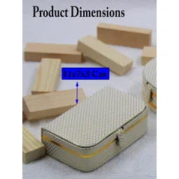 atorakushon Set Of 4 Cream-Coloured Printed Earrings Jewellery Organisers-image-21