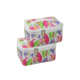 atorakushon White & Green 2 Pieces Reusable  Jewellery Makeup Organisers-picture-26