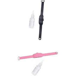 ATORSE 2 Piece Portable Soap Bracelet Hand Sanitizer Dispenser Band Squeeze Bottles-picture-30
