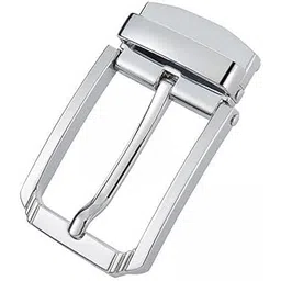 atorse 3xMetal Belt Buckle Replacement for Leather Strap Fashion Mens Pin Belt Buckle Silver-picture-48