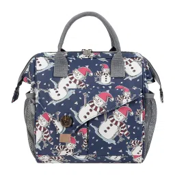 ATORSE Diaper Bag Tote Newborn Bag Multifunctional Large for Mom Dad Snowman|Baby|Strollers & Accessories|Stroller Accessories|Organizers & Nets image 3