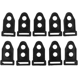 atorse UJEAVETTE 10 Pieces Tent Clip Camping Tent Feet Clamp Accessories for Outdoor Black 4cm-picture-43