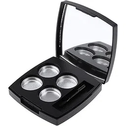 ATORSE Black Empty Makeup Eyeshadow Palette Blush Lip Gloss Powder DIY Case 4 Grids-picture-36