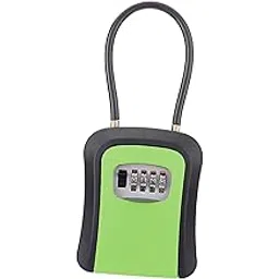 ATORSE Key Storage Lock Box Case Weatherproof For House Keys Multifunctional Sturdy Green-picture-12