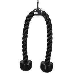 ATORSE Triceps Rope Pulley Cable Attachment Pull Down LAT Biceps Handle Black 90cm-picture-12