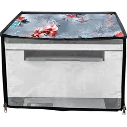 ATP Printer Cover For HP Laser Jet Tank MFP 2606sdw Printer (Grey Floral Print) Printer Cover-picture-18
