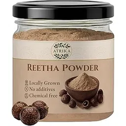 Atrika Reetha Powder 150g | Natural Reetha (Aritha) Powder for Hair Cleansing & Growth | Herbal Shampoo Alternative-picture-34