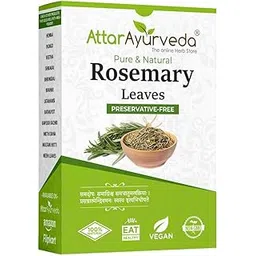 Attar Ayurveda Natural Rosemary leaves for Hair growth 100 grams | 100% Natural, Preservative free | Dried rosemary leaves | Suitable for Rosemary water and Rosemary oil preparation-picture-46