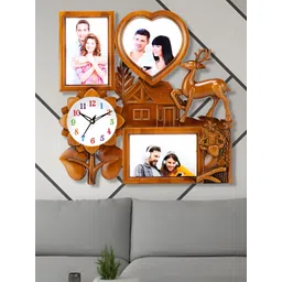 Attractionz Beige & White Wall Clock-picture-38
