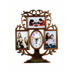 Attractionz Brown Oval Pendulum Wall Clock-picture-18