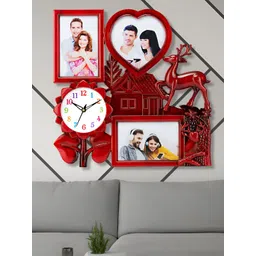 Attractionz Red & Beige Wall Clock-picture-10