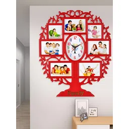 Attractionz Red & Beige Wall Clock-picture-34