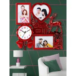 Attractionz Red & White Wall Clock-picture-39