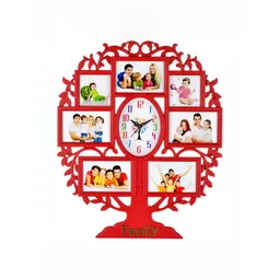 Attractionz Red & White Wall Clock-picture-32