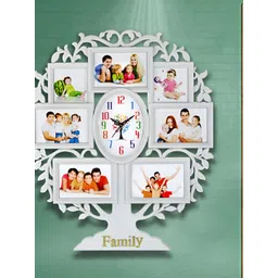 Attractionz White & Beige Wall Clock image 2