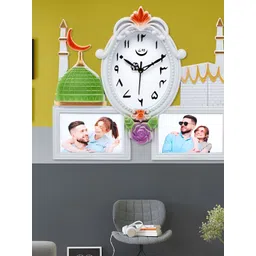 Attractionz White & White Wall Clock-picture-27
