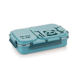 Attro Legacy Panda Print Insulated Lunch Box with Two Compartment Blue- 600 ml-picture-19