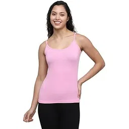 attwact Cotton Spaghetti Cami Vest for Women-picture-12