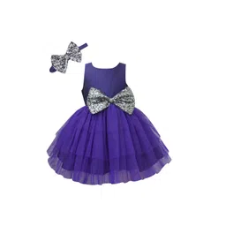 a.t.u.n. A T U N Purple Net Dress-picture-31