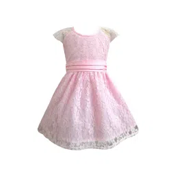 A.T.U.N. Baby Pink Lace Dress-picture-48