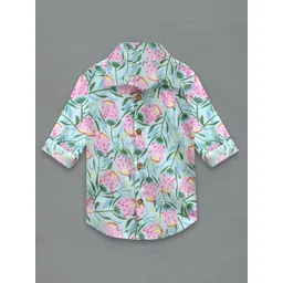 A.T.U.N. Boys Classic Floral Printed Pure Cotton Casual Shirt-picture-27