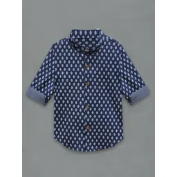 A.T.U.N. Boys Classic Printed Pure Cotton Denim Shirt-picture-17