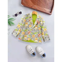 A.T.U.N. Boys Multicolor Printed Full Sleeves Blazer-picture-41